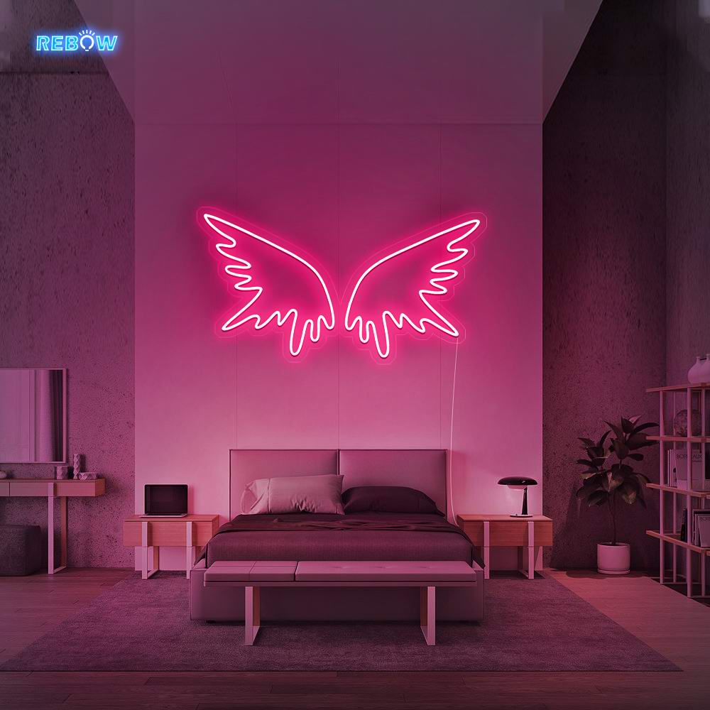 Angel Wings 2 Neon Sign