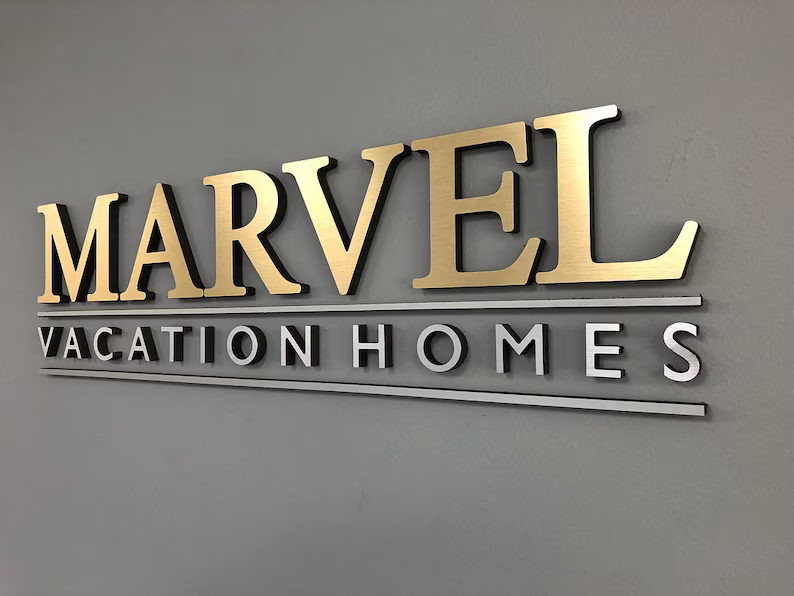 Personalized logo Reception Office ShopCompany Sign Business Signage