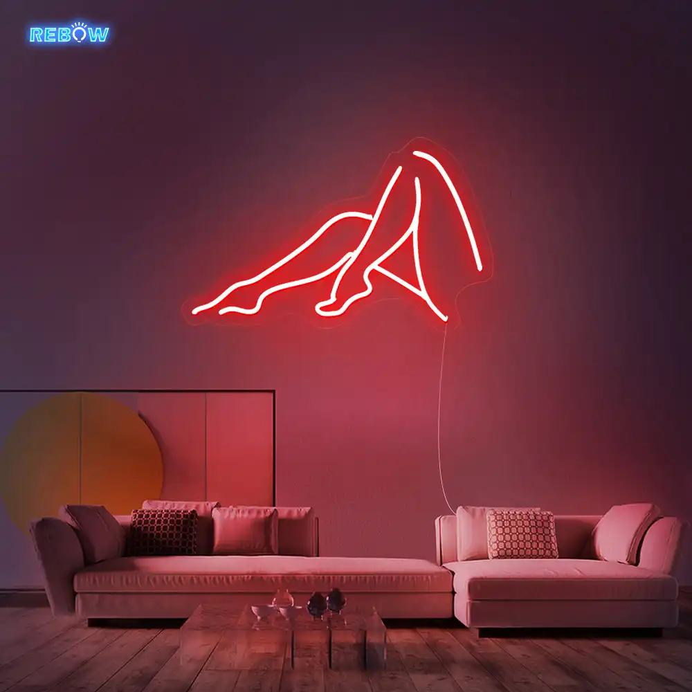 Female Legs Neon Sign
