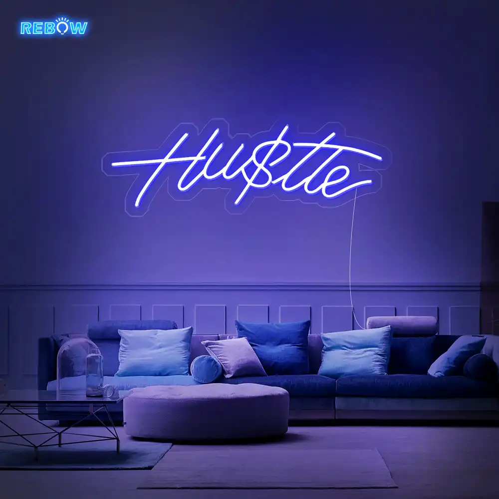 Hustle Neon Sign